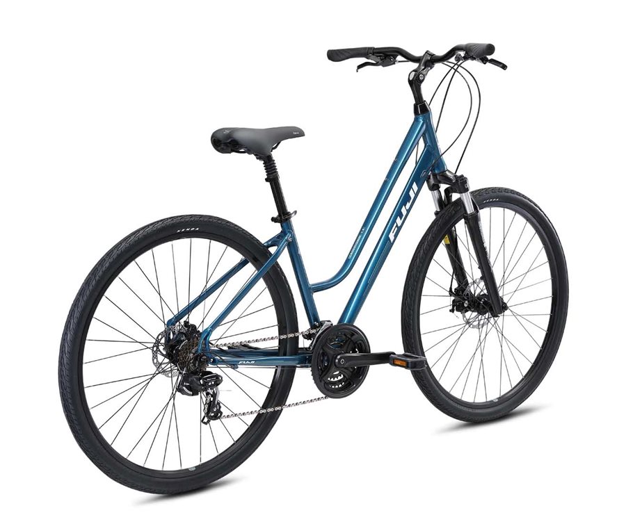 Велосипед Fuji 700x40c 2023 COMFORT LADY мод. CROSSTOWN 1.5 LS A2-SL р. 15 цвет бирюзовый металлик CROSSTOWN 1.5 biruza 2 600x509 - Велосипед Fuji 700x40c 2023 COMFORT LADY мод. CROSSTOWN 1.5 LS A2-SL р. 15 цвет бирюзовый металлик